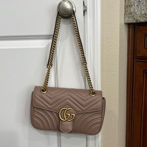 GG Marmont small matelassé shoulder bag